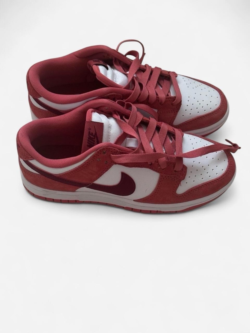 Nike Kids Low-Top Sneakers - White & Maroon